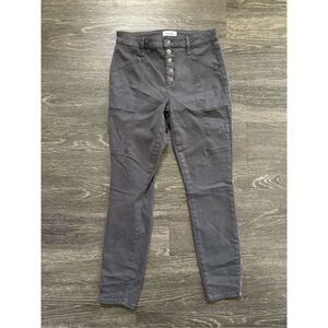 Pistola Denim Grey Button fly Skinny Jeans Size 27